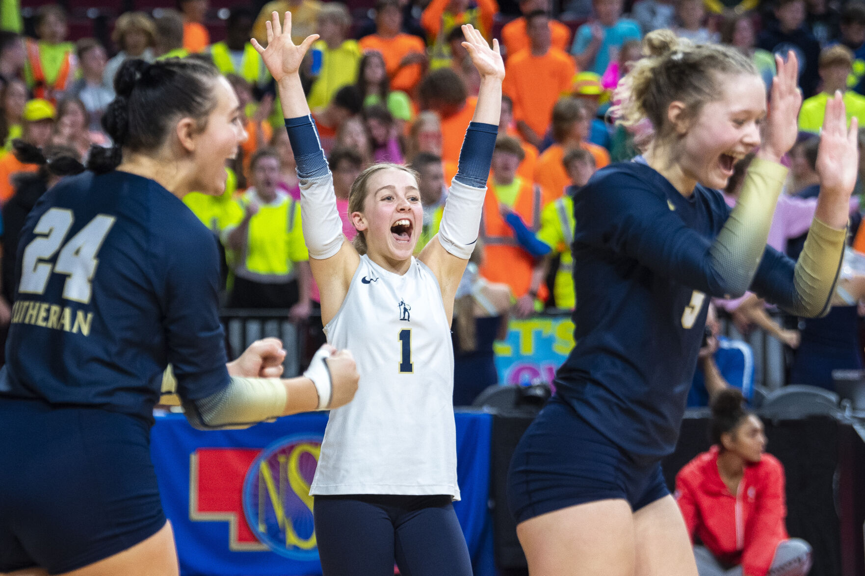 Class C-2 state volleyball: Lincoln Lutheran vs Oakland-Craig